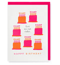 LET US EAT CAKE BIRTHDAY CARD