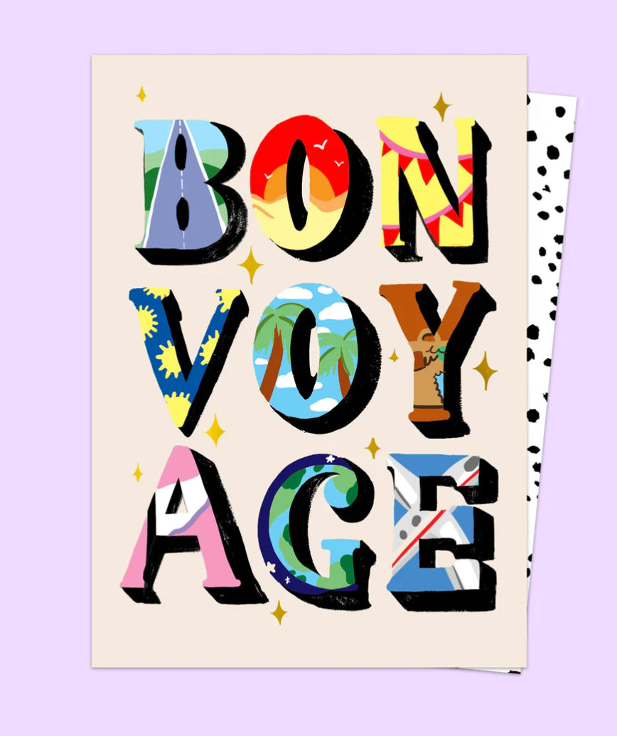 Bon Voyage Eleanor Bowmer card