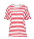 WHITE/RED STRIPE T-SHIRT