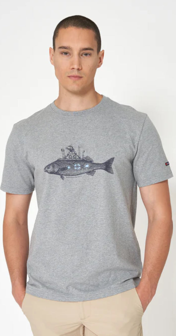 T-SHIRT WITH SUBMARINE FISH