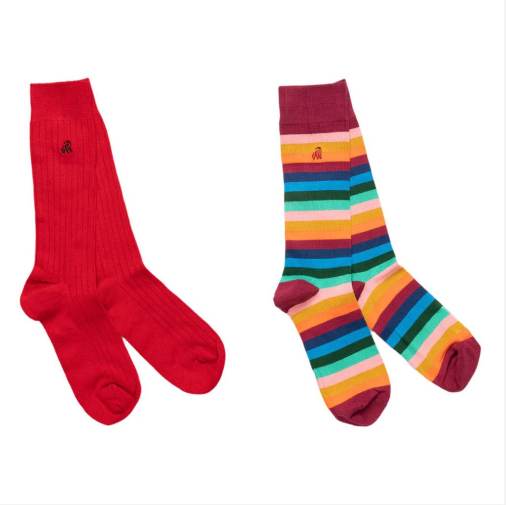 2 Pack Christmas Cracker Sock Box