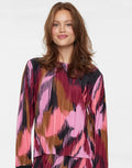 NULEAVY BLOUSE - Beet Red