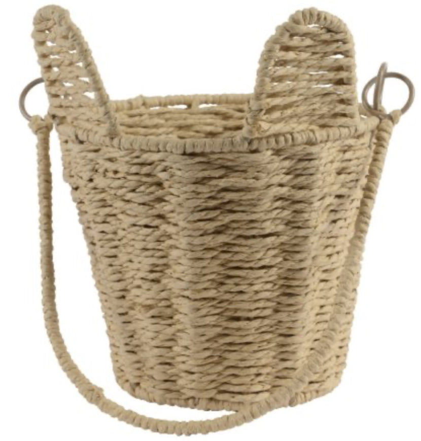 Paperrope Bunny Ears Storage Basket