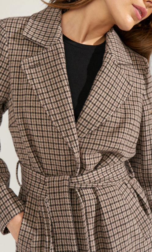 NUELANA COAT - BLACK COFFEE