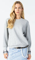SWEATSHIRT WITH CUFF DETAIL
