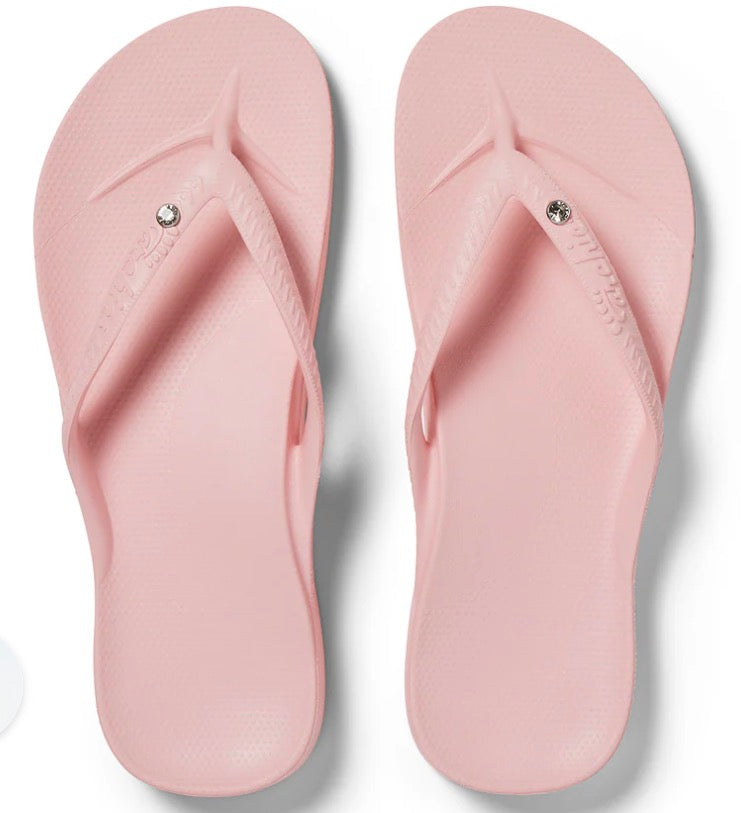 ARCHIES ARCH SUPPORT FLIP FLOPS - CRYSTAL PINK