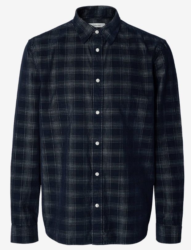 SLMREGCLAUS CORD CHECK LS SHIRT