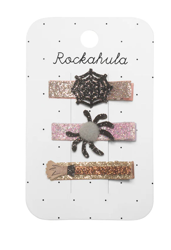 Spooky Spider Bar Hairclips - Rockahula