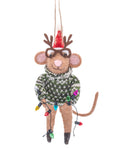 Christmas Party Mouse Decoration