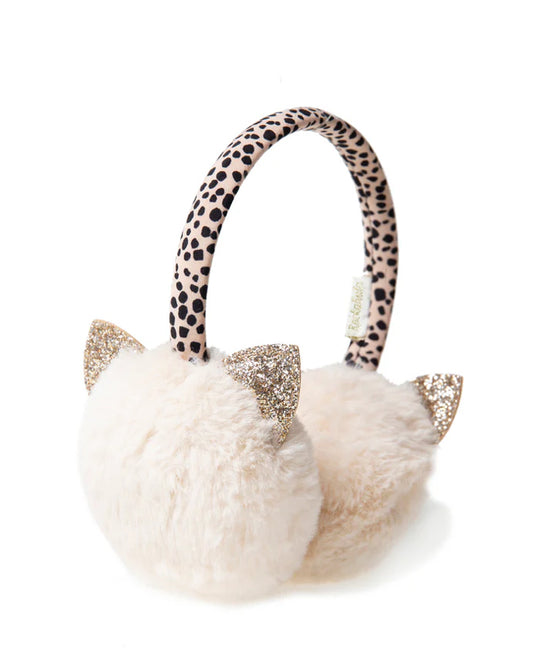 Clara Cat Leopard Earmuffs