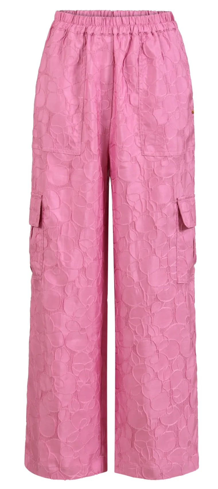 JACQUARD CARGO TROUSERS
