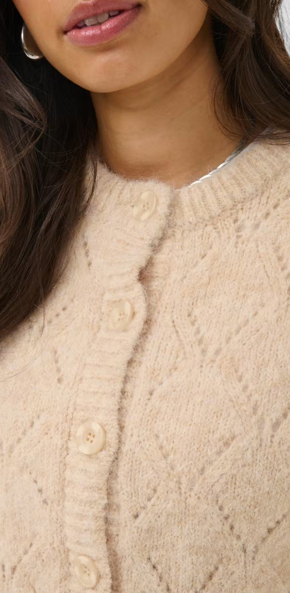 TABBATHASZ CARDIGAN - RUTABAGA MELANGE