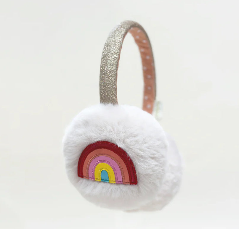 Colour Pop Rainbow Earmuffs