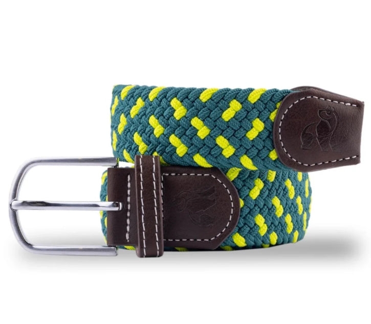 WOVEN BELT - GREEN SPOT