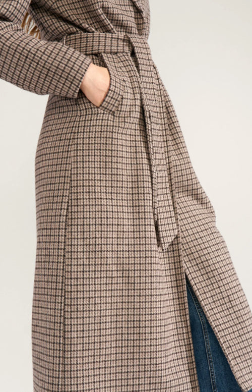 NUELANA COAT - BLACK COFFEE