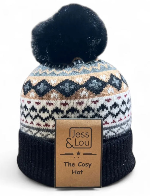 Nordic Cosy Bobble Hat