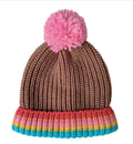 Rainbow Stripe Knitted Hat
