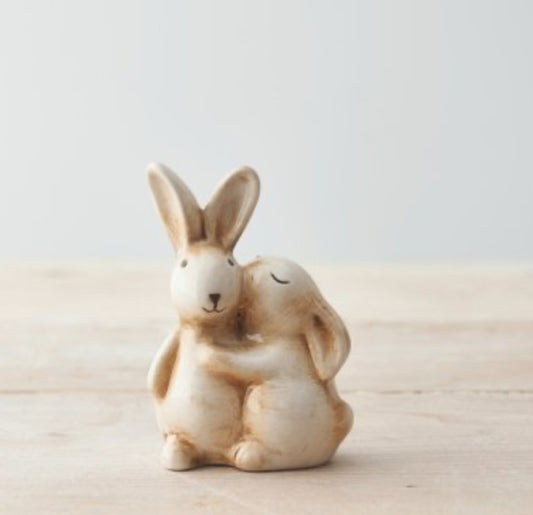 Hugging Rabbit Ornament