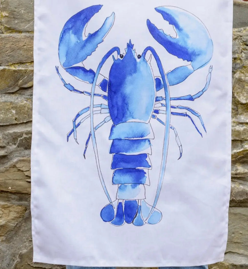 Blue Lobster Tea Towel