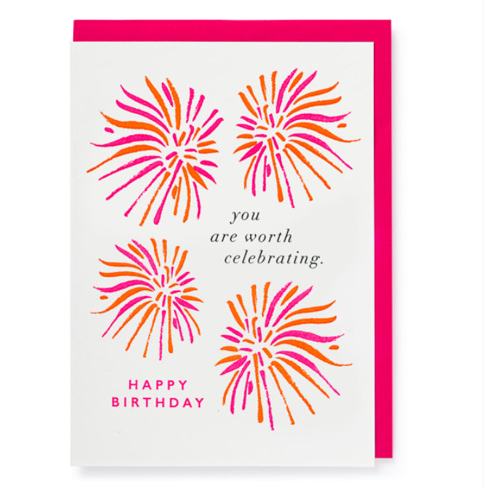 Birthday Fireworks Card