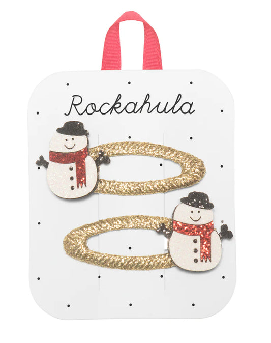 Snowman Glitter Clips - Rockahula