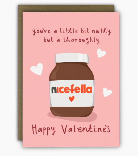 You’re A Little Nutty - Valentines Card