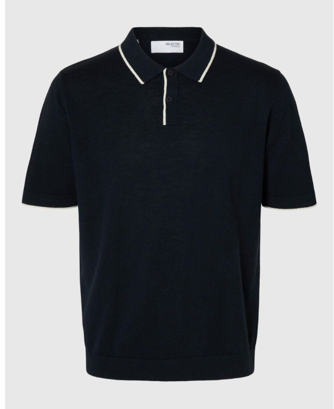 SLHMATTIS KNIT POLO SHIRT