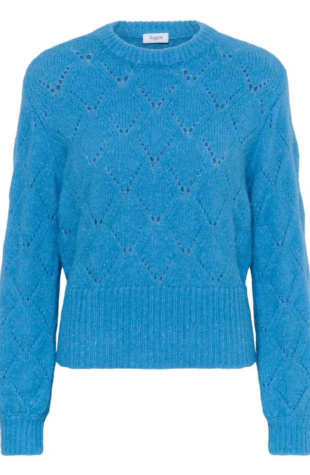 TABBATHASZ PULLOVER - LICHEN BLUE MELANGE