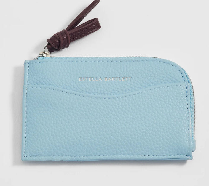 ZIP AROUND BOW CARD PURSE