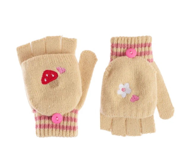 Alpine Fairisle Knitted Gloves