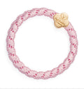 ByEloise Woven Gold Quatrefoil - Soft Pink