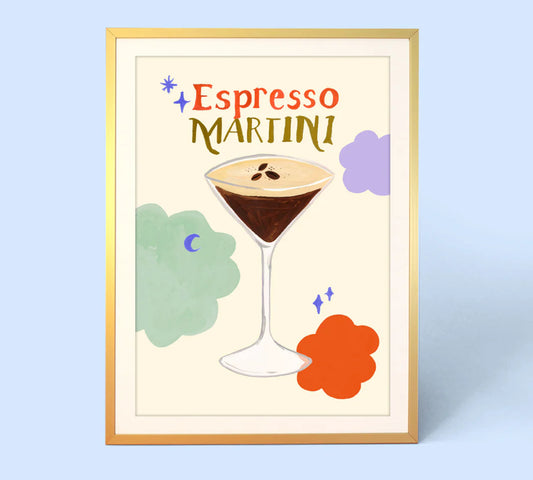 Espresso Martini A4 Print Eleanor Bowmer