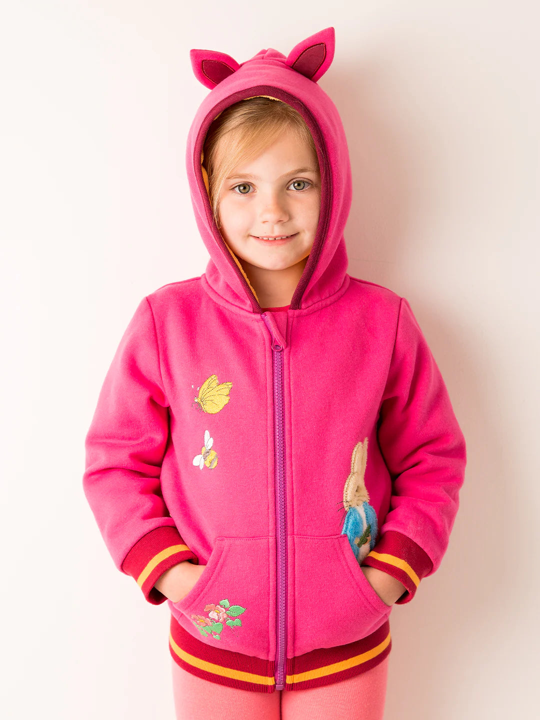 Peter Rabbit Pink Autumn Hoodie