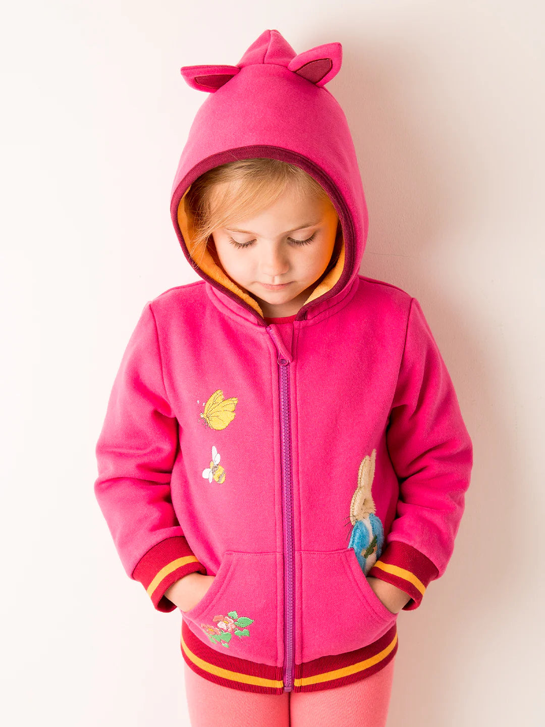 Peter Rabbit Pink Autumn Hoodie