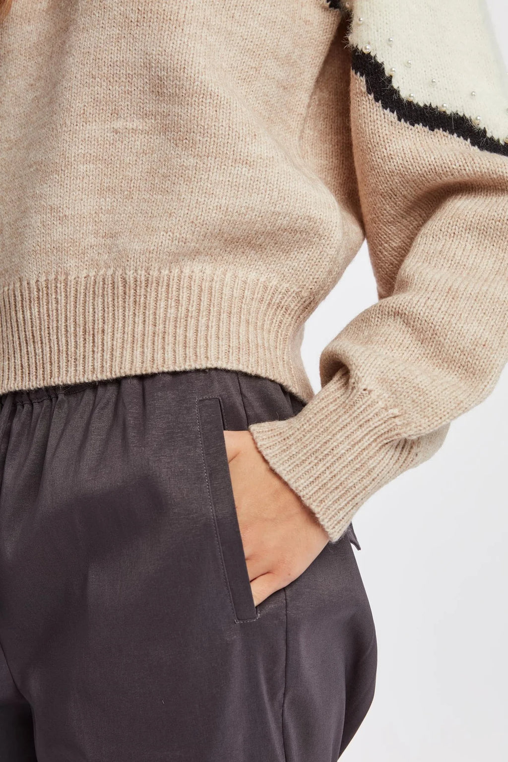 NUMAREN PULLOVER - SESAME MELANGE