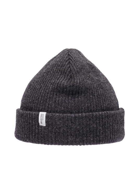 SLH Cray Beanie - Dark Grey Melange