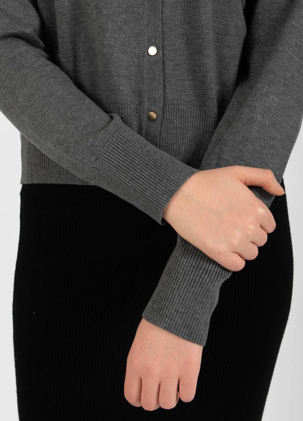 CC Heart Ella Cardigan - Grey