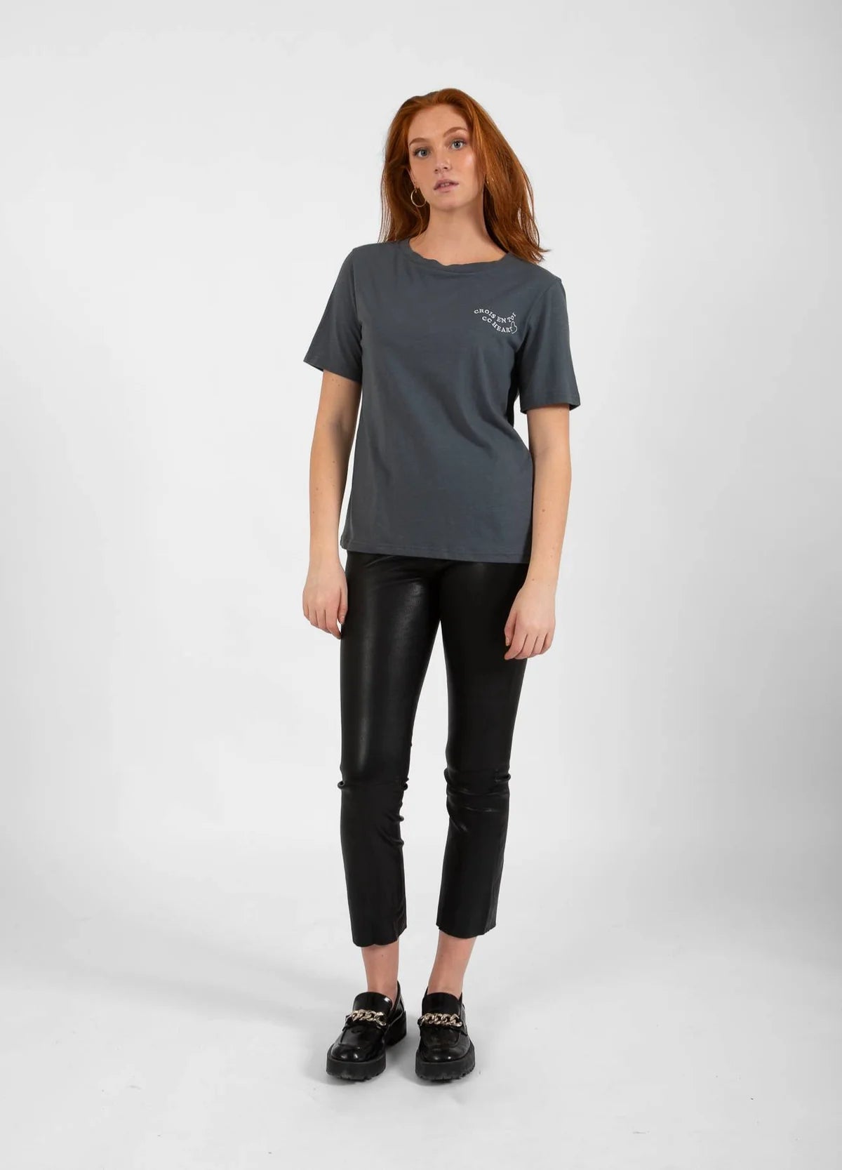 CC Heart TOI T-Shirt - Grey