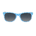 Retro Racing Check Sunglasses