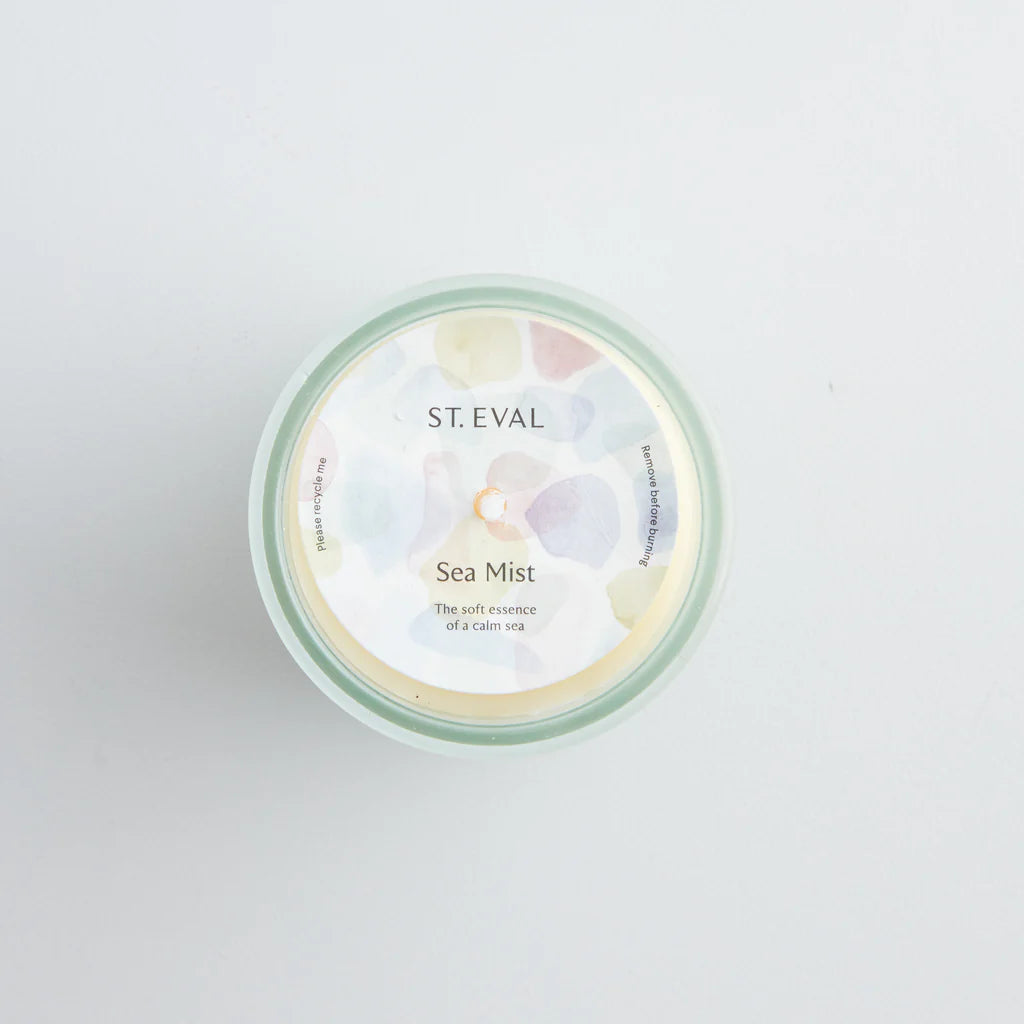 Sea Mist Beachcombing Glass Candle