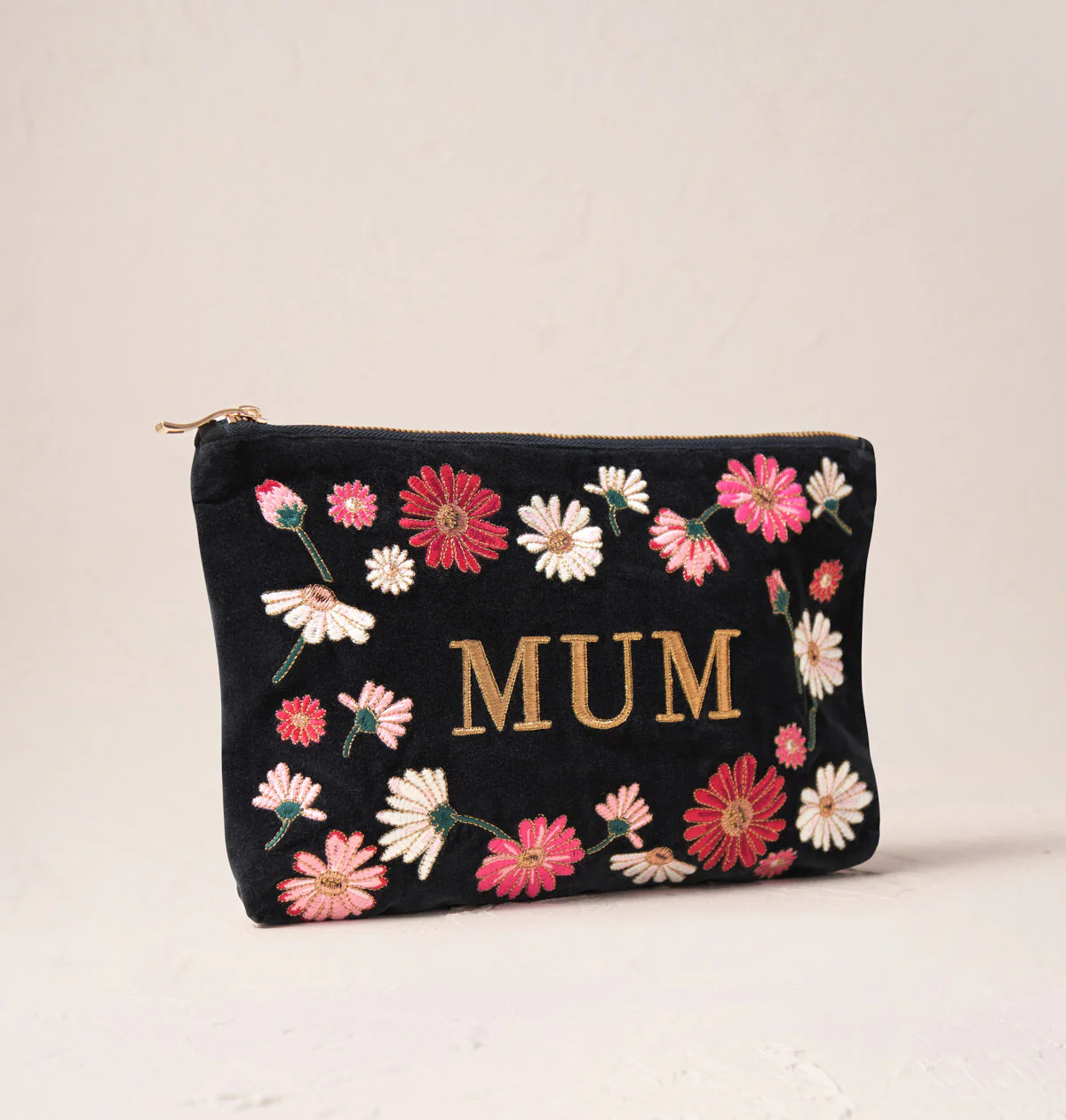 MUM Velvet Everyday Pouch -Charcoal