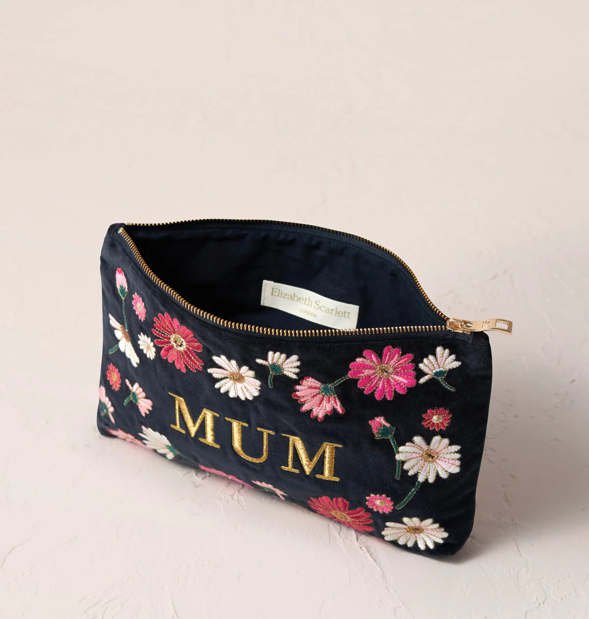 MUM Velvet Everyday Pouch -Charcoal