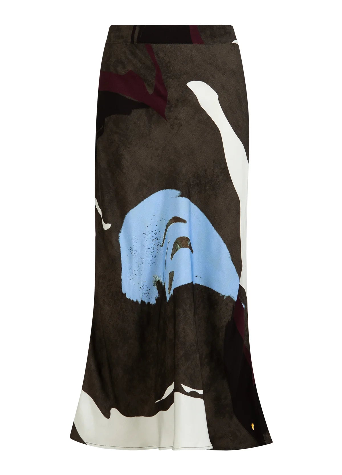 Shadow Graphic Print Skirt