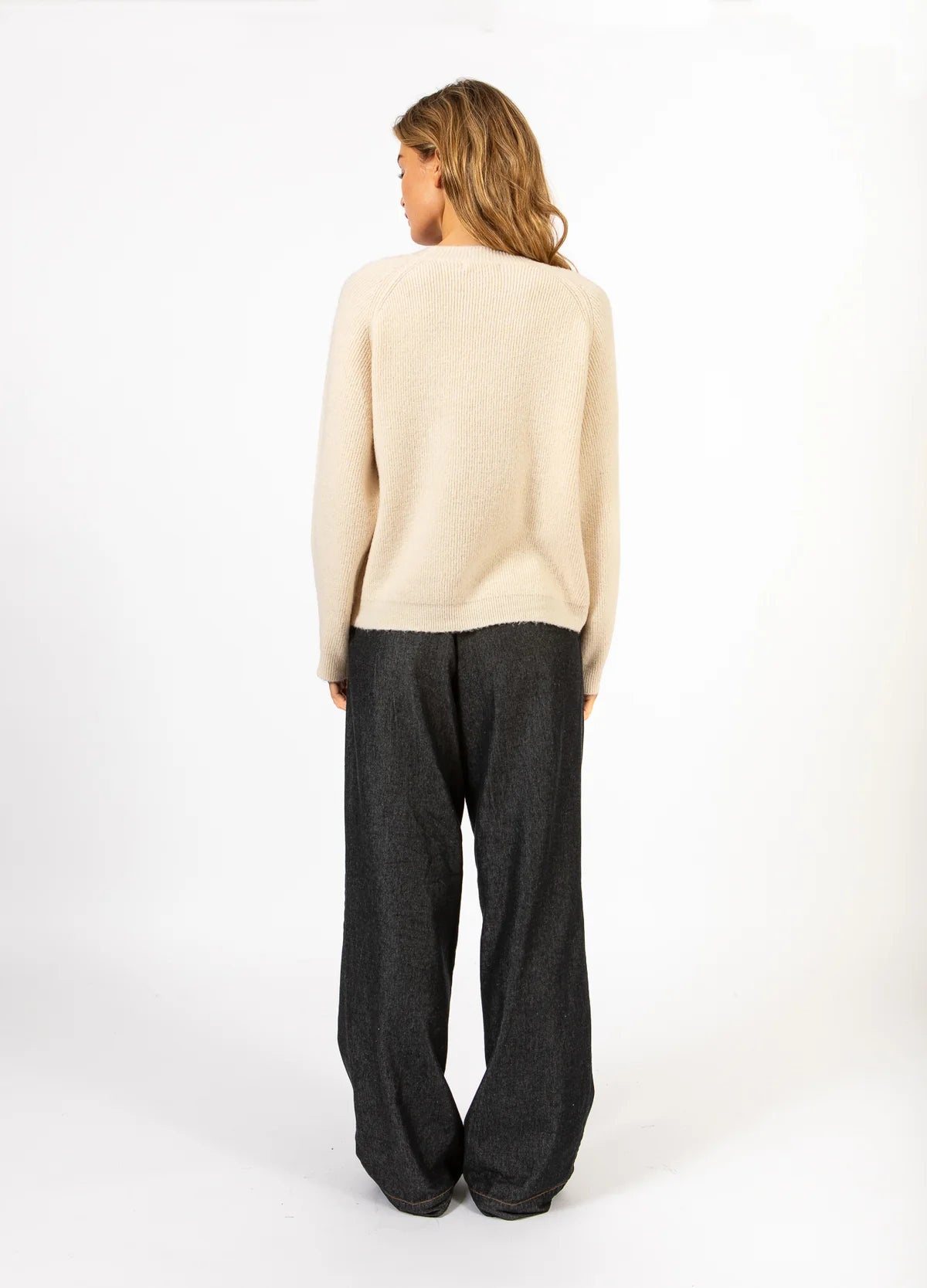 CC Heart EMMA O-Neck Sweater - Cream