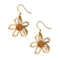 Daisy Earrings - Antique Beige