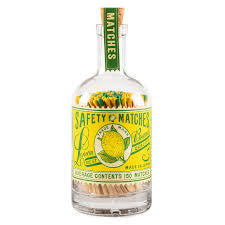 Lemon Safety Match Bottle