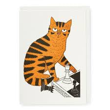 Cat Chess Card