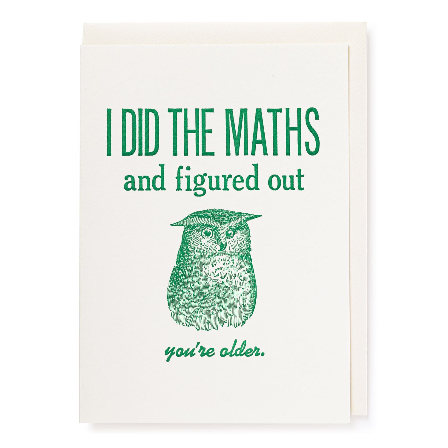 I Did The Maths Card