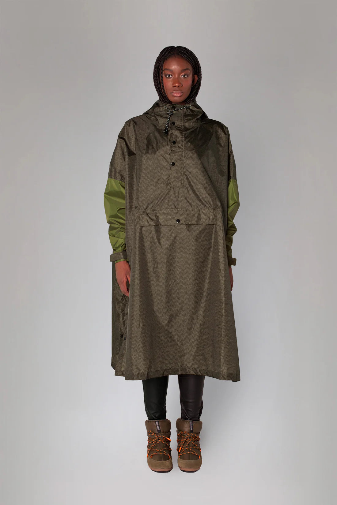 Herringbone Adults Poncho