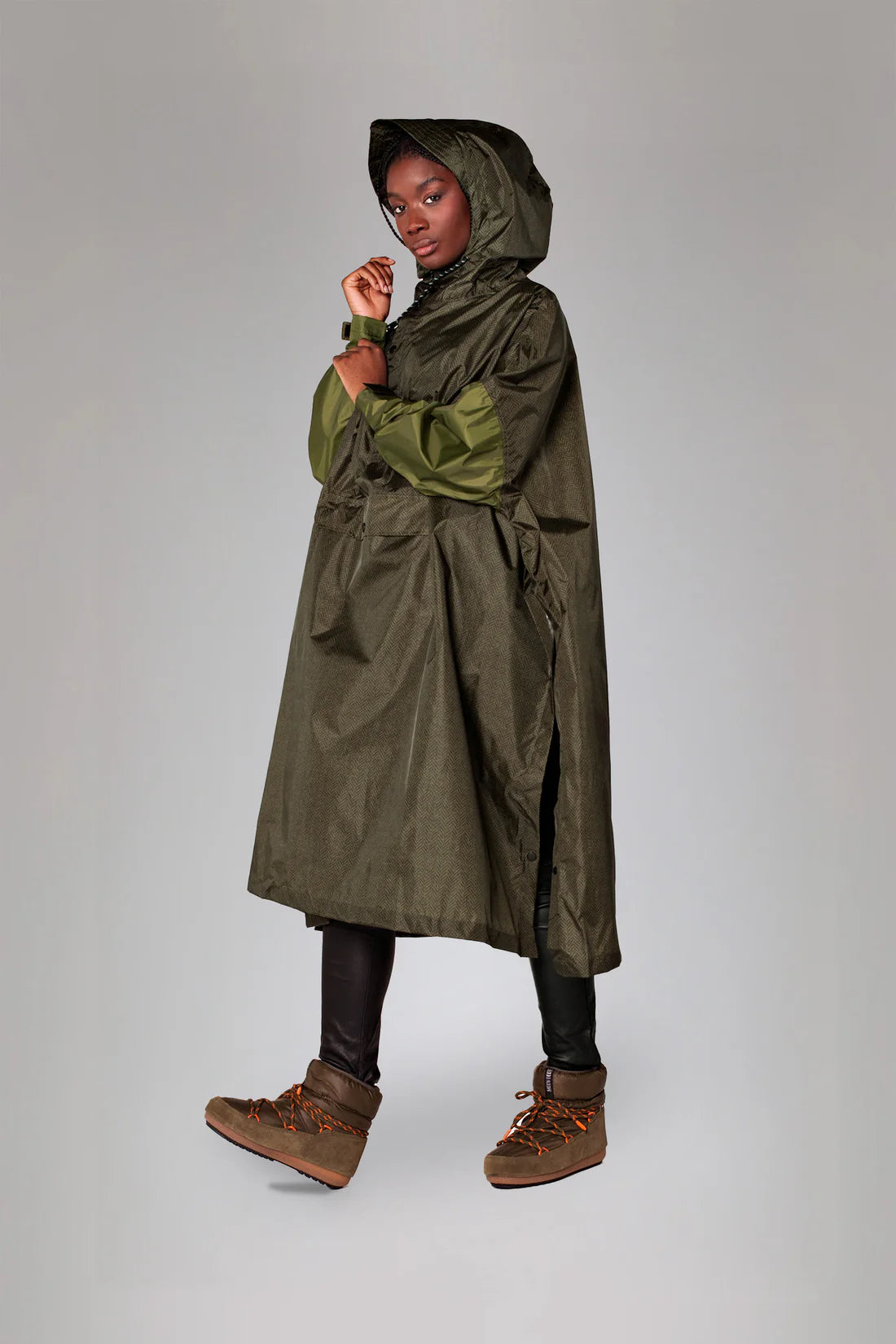 Herringbone Adults Poncho